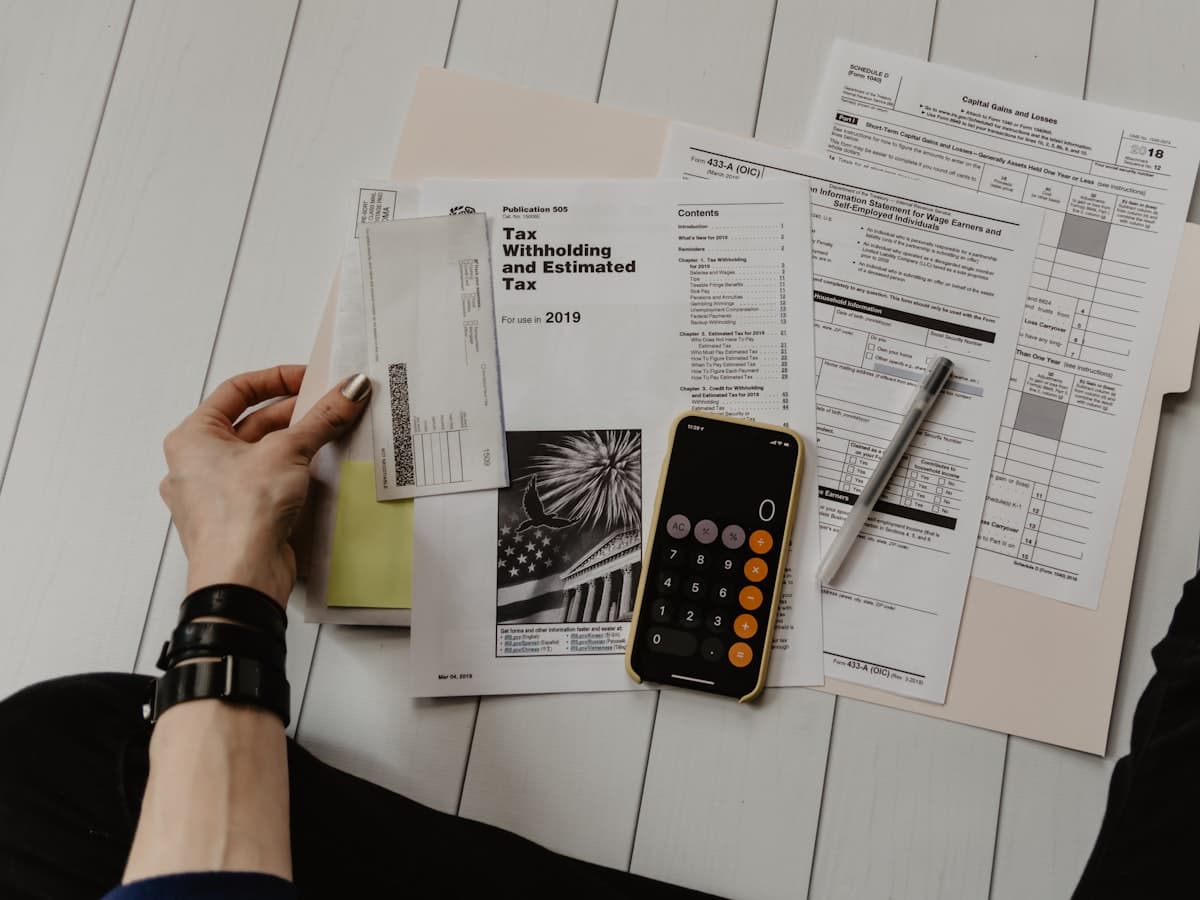 Hands reviewing financial documents